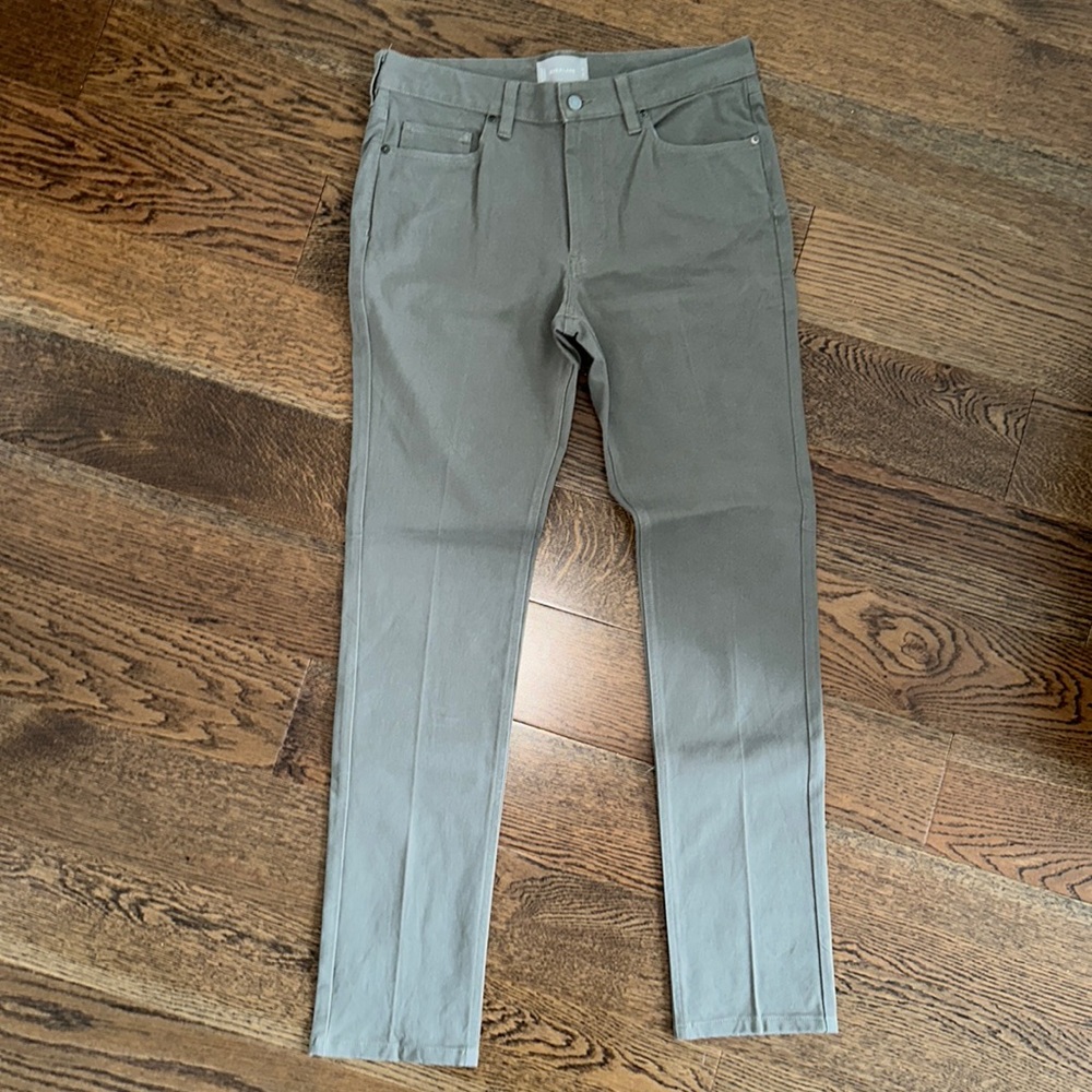 Everlane Stone Grey/Green Chinos